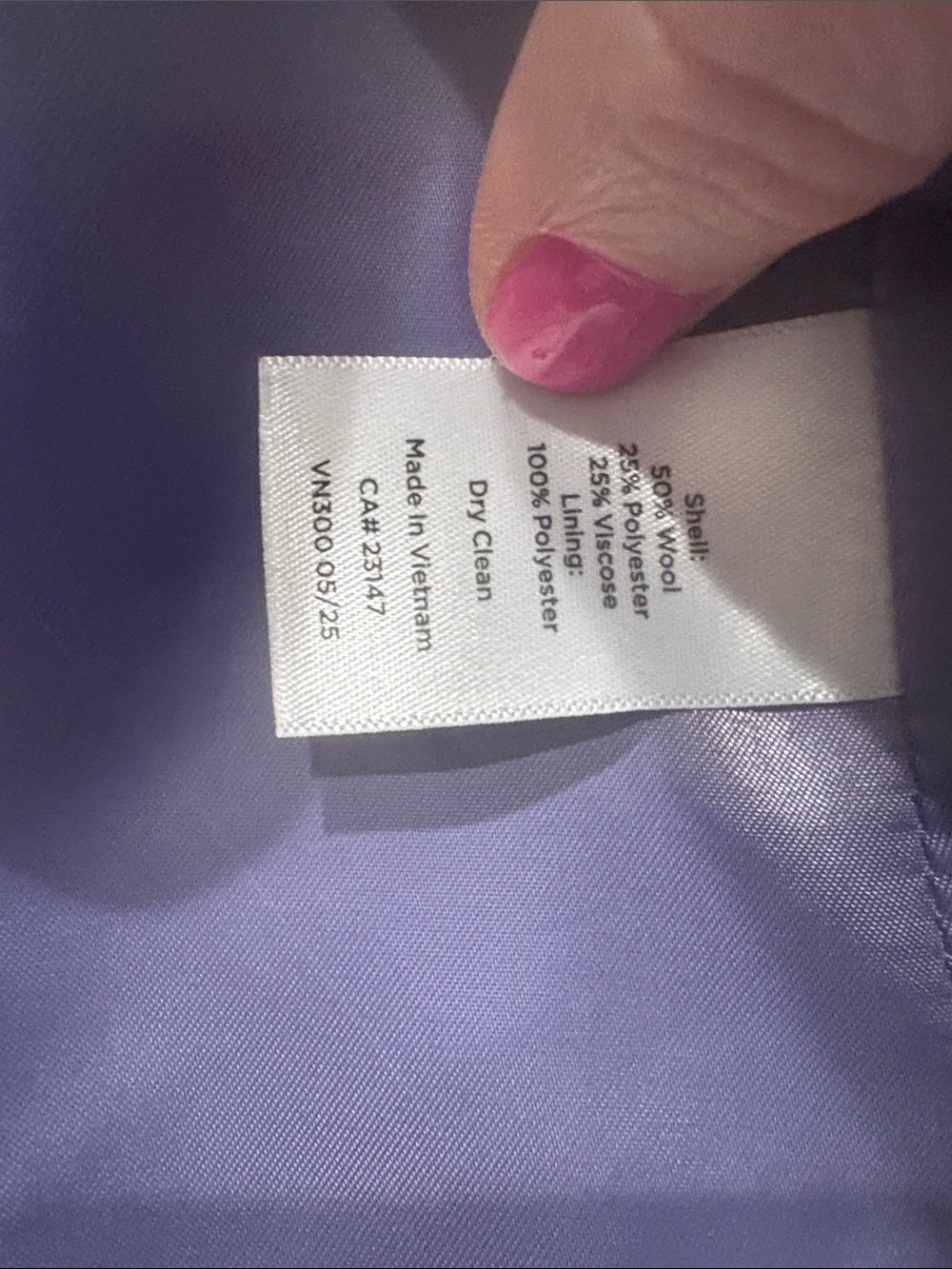 TALBOTS WOOL BLAZER- size 4 - Picture 5 of 6